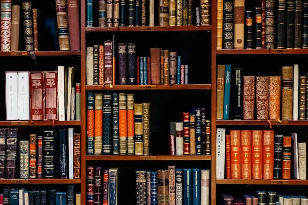 Livres en bibliothèque pour illustrer le Prix Renaudot 2026